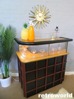 retroworld, Iconic vintage furniture, lighting, cocktail bars