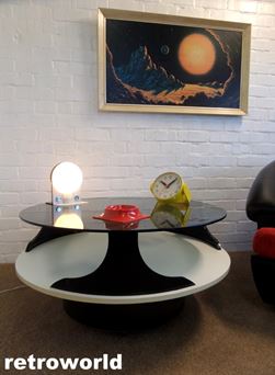 vinatge 60s 70s space age italian coffee table