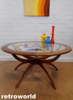 Mid Century vintage G Plan Spider Teak Coffee Table