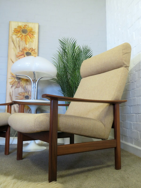 Vintage Mid Century RVintage Mid Century Retro 60s Pair of CORNWELL NORTON Lounge Armchairetro 60s Pair of CORNWELL NORTON Lounge Armchair