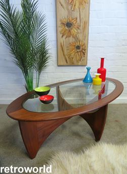 Vintage Mid Century Retro 60s 70s Teak G Plan Katrina Coffee Table