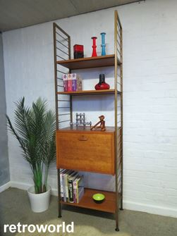 Mid Century Vintage Retro 60s 70s Turnidge of London Teak Display Cabinet Sideboard Unit