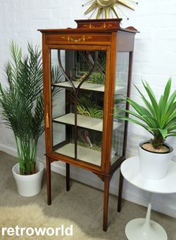 Vintage Retro 50s 60s Cocktail Drinks Display Cabinet Unit