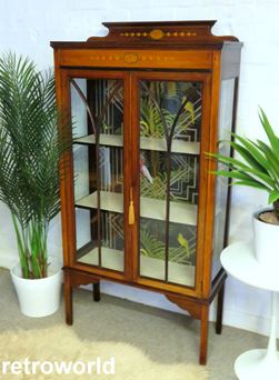 Vintage Retro 50s 60s Drinks Display Cabinet Unit