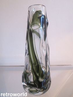 Vintage Retro 60s Whitefriars Knobbly Art Glass Vase