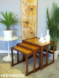 Vintage Retro Teak STAPLES LADDERAX Shelving System