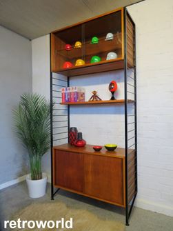 Vintage Retro Mid Century STAPLES LADDERAX Shelving System