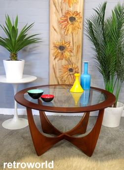 Vintage Mid Century Retro 60s 70s Teak Danish Nest of Coffee Tables