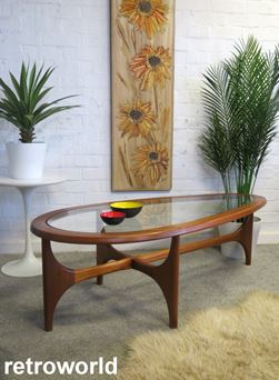 Vintage Mid Century Retro 60s Franco Albini Rattan Wicker Coffee Table