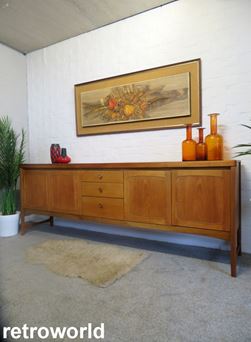 Vintage Mid Century Retro 60s 70s Teak Staples Ladderax Wall Shelving Modular Display & Storage System Unit