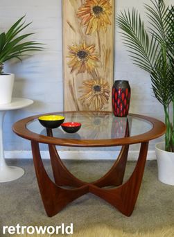 Vintage Mid Century Retro 60s Franco Albini Rattan Wicker Coffee Table